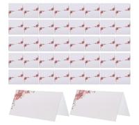 JECOMPRIS 50 Unidades Tarjetas de Mesa de Boda para Escribir en Papel Elegante Diseño Minimalista, Ideales para Crear Invitaciones y Tarjetas de Lugar en Fiestas y Eventos