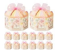JECOMPRIS 50piezas Cajas De Para Bodas Cajas De Dulces Forma De Decoración De Fiesta y Recuerdos Para Celebraciones Especiales