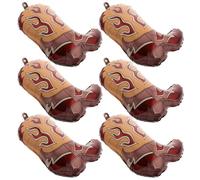 JECOMPRIS 6 Globos de Bota Vaquera de Aluminio para Decoraciones de Cumpleaños y Fiestas Occidentales Diseño de Bota Cowboy para Accesorios de Fotos