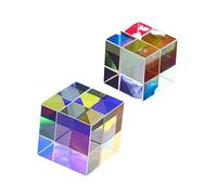 JECOMPRIS 8piezas Ópticos De Cubo Coloridos Para Experimentos Científicos y Decoración De Mesa De Diseño y Portátil Para Aprendizaje y Presentaciones