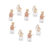 JECOMPRIS 9piezas Botella De Perfume Colgante Para Coche Diseño Aleatorio Decoración Aromática y Purificadora Del Aire Para y