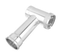 JECOMPRIS Accesorio para Picadora de Carne Eléctrica Barril de Aluminio Resistente Tubo para Trituradora de Alimentos Repuesto para Picadora de Carne Doméstica Cerdo y Pollo Fácil Limpieza