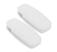 JECOMPRIS Accesorios para Manijas de Persianas Verticales, 2 Piezas de Mango de Plástico Base Inclinada, Tirador para Cortinas Enrollables y Persianas, Repuestos para Control de Cordón