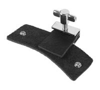 JECOMPRIS Almohadilla Amortiguadora de Cuero Pequeño para Batería, Pad de Silencio para Batería Acústica, Silenciador Compacto Negro para Control de Tono y Reducción de Vibración