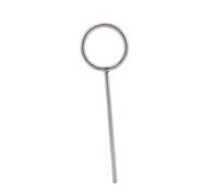 JECOMPRIS Anillo De Soporte De Laboratorio Acero Inoxidable Chapado Resistente Al Calor Anillo Cerrado Para Tubos De Ensayo Experimentos De Física Y Química 8.26X2.36X0.19In