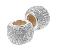 JECOMPRIS Anillos Brillantes para Reposacabezas de Coche, 2 Piezas, de Cobre y Piedras, Adorno Elegante para Asientos Interiores