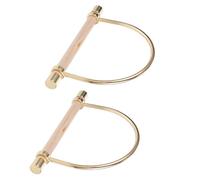 JECOMPRIS Asas de Metal Doradas 2 Piezas para Bolsos DIY Anillas en D, Accesorios para Bolsos de Mano y Bandolera, Repuestos para Correas