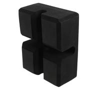 JECOMPRIS Banco de Asistencia para Press de Banca Negro, Equipo de Fitness Compacto y Estable para Entrenamiento en Casa, Dispositivo para Ejercicios Abdominales y Fuerza Upper Body, Altura