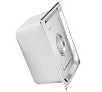 JECOMPRIS Bandeja de Buffet Rectangular de Acero Inoxidable 265x162x150mm con Tapa, Plato para Sostener Comida para Buffet, Superficie Lisa Fácil de Limpiar, Adecuado para Cocina y Catering