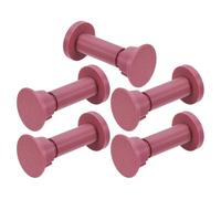 JECOMPRIS Base para Fragmentos de Coral Doble Cabeza en Forma de T 5 Piezas 5 Cm Color Calcio para Acuarios Marinos Soporte para Rocas y Decoraciones Flotantes de Peceras