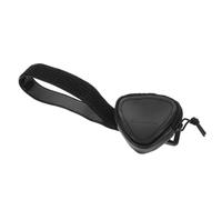JECOMPRIS Bolsa de Cuero para Guardar Púas de Guitarra Ajustable para Correa, Estuche Organizador Compacto Capacidad para 20 Púas, Soporte Resistente para Accesorios de Músicos