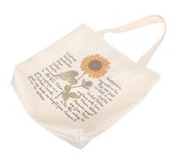 JECOMPRIS Bolsa de Lona Flores Reutilizable para Mujer y Niña, Tote Bag Estética de Algodón, Bolsa de Compras Ecológica Grande para Supermercado y Uso Diario