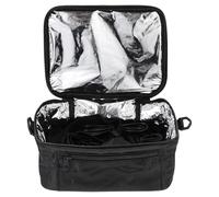 JECOMPRIS Bolsa Térmica para Almuerzo 12v para Coche, Portátil y Reutilizable, Aislamiento de Oxford y Aluminio, Calentador Rápido para Comida y Biberones, Bolsa de Calefacción Negra