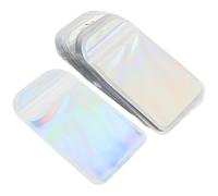 JECOMPRIS Bolsas para Empacar Joyas Transparentes Autoadhesivas 6.5x10 Cm (interior 5.5x7.5 Cm) 50 Unidades, Sellado Seguro para Pendientes y Collares, Plástico Resistente para Embalaje