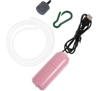JECOMPRIS Bomba de Aire para Acuario Pequeña USB, Micro Bomba de Oxígeno Portátil Color Rosa, Suministro de Oxígeno para Peceras, Ahorro Energético Calor, Adecuado para Color Aleatorio