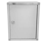 JECOMPRIS Buzón de Acero Inoxidable para Pared Cerradura, Caja de Depósito sin Ranura 27x21x11 Cm, Buzón de Quejas Públicas y Almacenamiento Seguro para Oficina, Escuela y Taller