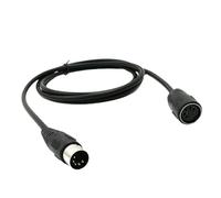JECOMPRIS Cable de Audio Midi de 3 Metros Conector Din Macho a Hembra de 5 Pines, Cable de Extensión para Uso en Estudios de Grabación y Conciertos