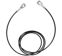 JECOMPRIS Cable de Polea Multifunción para Gimnasio Cubierta de PU, 2 Metros sin Bola Negra, Accesorio para Máquinas de Cable, Equipo Fitness para Entrenamiento en Casa y Gimnasio