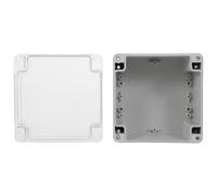JECOMPRIS Caja de Conexiones con Cubierta Abatible con Tapa Transparente de Plástico Resistente y Protección Intemperie para Mantenimiento Eléctrico Industrial