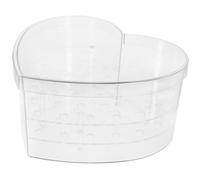 JECOMPRIS Caja de Flores y Día del Maestro Acrílico Transparente Forma de Corazón y Embalaje Solución Adecuado para Decoración Delicada para Bodas