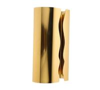 JECOMPRIS Caja de Pañuelos Dorada de Acero Inoxidable Lateral Hueco Dispensador Decorativo para Baño Dormitorio y Oficina Servilletero Moderno y Funcional para Mesilla de Noche