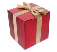 JECOMPRIS Caja De Para Navidad Contenedor De Forma De Cubo Mate Para Decoraciones y Presentaciones Especiales