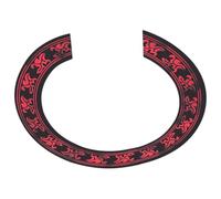 JECOMPRIS Calcomanía de Pvc para Orificio de Sonido Guitarra Acústica Clásica, Anillo de Boca Ligero y Duradero, Adhesivo Resistente para Accesorios Roseta de Guitarra, Incrustaciones