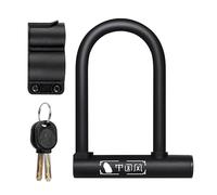 JECOMPRIS Candado Acero al Carbono y Aleación de Zinc, Instalación Rápida en Diseño Portátil para Bicicleta de y Carretera para Seguridad Diaria