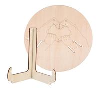 JECOMPRIS Cartel para Decoración o Baby Shower en Sala de Maternidad de Anuncio en Madera Beige Diseño Portátil y Fácil de Limpiar de Recién Nacido