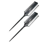 JECOMPRIS Cepillos para Teñir Cabello de Doble Cara Set de 2 Piezas Peine Multiuso para Secar y Aplicar Tinte, Aptos para Profesionales y Uso Doméstico, Dimensiones 9.09 X 1.69 X 0.19