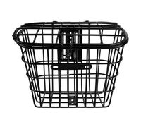 JECOMPRIS Cesta Práctica para Manillar de Bicicleta Instalación Firme, Plegable y Fabricada en Acero para y Adultos en Desplazamientos Urbanos