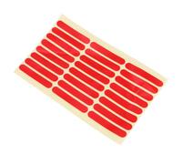 JECOMPRIS Cinta Adhesiva de Doble Cara para Decoración de Uñas, 3 Unidades 24 Pegatinas Cada, Adhesivo Cristal Transparente Resistente para Arte de Uñas y Manicura Color Color Aleatorio