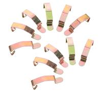 JECOMPRIS Clip Metálico para Carcasa de Filtro de Aire de Coche, Juego de 10 Piezas Aplicables, Resorte Resistente para Cierre Seguro del Portafiltro, Accesorio Automotor para Reemplazo