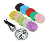JECOMPRIS Clip para Ventilación de Coche con Aceite Esencial Difusor de Ambientador para Coche con Diseño de Árbol de Vida para Salidas de Aire del Automóvil con Almohadillas Reutilizables