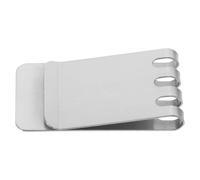JECOMPRIS Clip y Mecanismo Seguro de Acero Inoxidable para Billetes Gran Capacidad Plata Diseño Minimalista y Estilizado para Organizar Dinero y Tarjetas