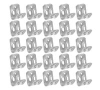 JECOMPRIS Clips de Resorte Silenciosos para Sofá Cama, 100 Piezas de Herrajes Goma Suave, Sujetadores de 4 Orificios para Reparación y Conexión de Muelles en Muebles y Sofás Seccionales