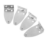 JECOMPRIS Clips de Sujeción para Persianas de Acrílico en Color Plata, Soporte Seguro y Versátil para Cortinas, Juego de 1 Set Adecuado para Accesorios de Persianas