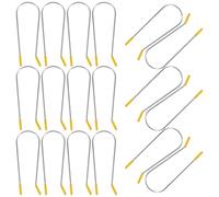 JECOMPRIS Clips en Forma de U para Rizador de Cabello y Pinzas para Rodillos Calientes, 20 Piezas, Acero Inoxidable, Ideales para Uso Profesional y Doméstico Color Aleatorio