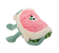 JECOMPRIS Cojín De Reposacabezas De Coche Diseño De Sandía Almohada Cervical Divertida y Suave Soporte Para Cuello Fácil Instalación y Limpieza Accesorio Para Viajes y Conducción