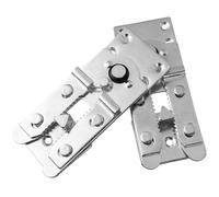 JECOMPRIS Conectores para Muebles de Sofá Tapizado 2 Piezas de Chapa de Acero Resistente Anticorrosión para Unión Modular y Reparación de Segmentos, Clips Acortar para Hogar y Oficina