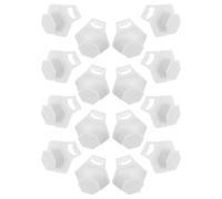 JECOMPRIS Conectores para Perchas de Ropa 16 Piezas Ganchos de Plástico Resistentes Organizador Apilador para Armario y Dormitorio Ahorro de Espacio para Colgar Prendas