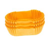 JECOMPRIS Copa para Hornear Forma de Barco Revestimientos para Cupcakes Prueba de Grasas Resistentes al Agua y Altas para Muffins Pasteles y Decoraciones de Fiestas de Amarillo