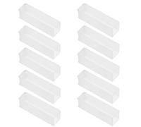 JECOMPRIS Cubetas de Vidrio para Laboratorio 10 Mm, Juego de 10 Unidades, Herramientas Científicas para Análisis Cuantitativo y Espectrofotometría, Material Resistente Alta Transmisión