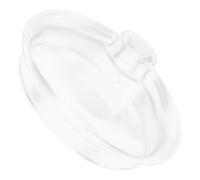 JECOMPRIS Cubierta de Repuesto para Taza de Vidrio Tapa Redonda, Diseño Incoloro para Vasos Grandes y Dispensadores de Bebidas, Adecuado para Infusiones y Té Hogar