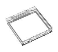 JECOMPRIS Cubierta Protectora Transparente para Interruptor de Botón Pulsador 50X55 MM Material Plástico Resistente Adhesivo Trasero Protector Antipolvo para Paneles Industriales y