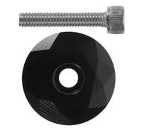 JECOMPRIS Cubierta Superior del Juego de Dirección Potencia de Ciclismo, Tapa Superior de Aluminio 31,8mm con Perno y Tornillo, para Bicicleta de Carretera y Juego de Dirección, Montaje
