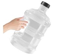JECOMPRIS Cubo de Agua Portátil Transparente de 5 Litros, Envase de Plástico Grueso para Almacenamiento Doméstico, Jarra de Agua Mineral Reutilizable para Camping, Senderismo y Uso Exterior