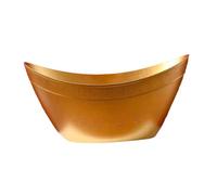 JECOMPRIS Cubo Suerte Yuanbao Dorado Caja de Obsequio Forma de Lingote para Envolver Regalos para Decoración de Hogar y Almacenamiento de Artículos Diversos