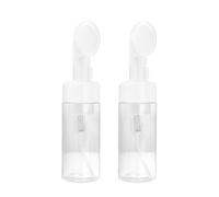 JECOMPRIS Dispensador Portátil de Espuma Facial 2 Unidades 120 Ml Cepillo y Soporte Práctico para Uso en Camping y Viajes