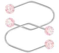 JECOMPRIS Entrenador de Hoyuelos para Mejillas, 2 Piezas, Acero Inoxidable Perlas Artificiales, Portátil y Ligero, Herramienta para Esculpir el Rostro y Mejorar la Expresión Facial